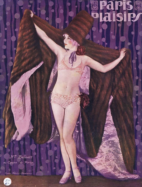Cover for Paris Plaisirs number 71, May 1928