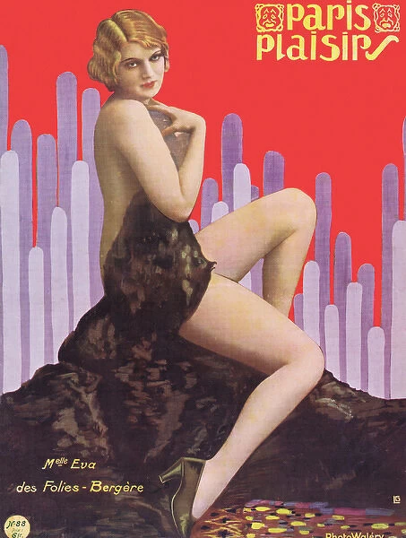 Cover for Paris Plaisirs number 88, October 1929