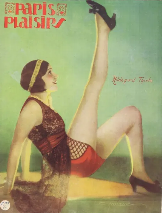 Framed Print : Cover for Paris Plaisirs number 93, March 1930 Framed Print : Cover for Paris Plaisirs number 93, March 1930