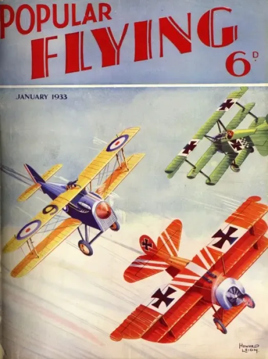 Framed Print : Front cover of Popular Flying Framed Print : Front cover of Popular Flying