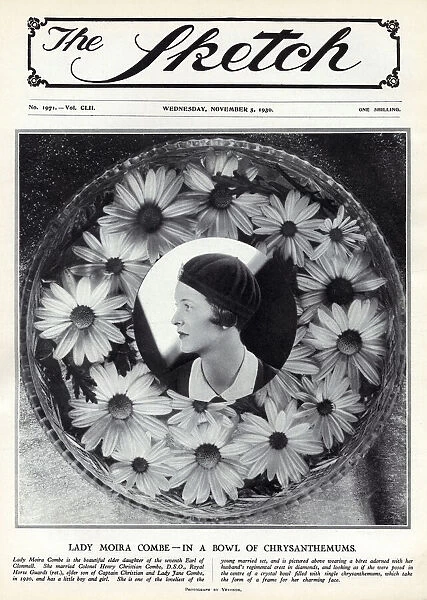 Front cover portrait, Lady Moira Combe