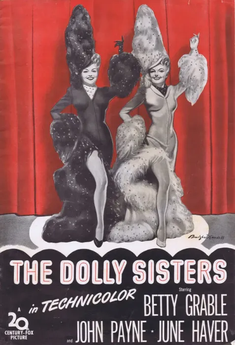 Framed Print : Front cover of the press kit for the film The Dolly Sisters, 1945 Date: 1945 Framed Print : Front cover of the press kit for the film The Dolly Sisters, 1945 Date: 1945