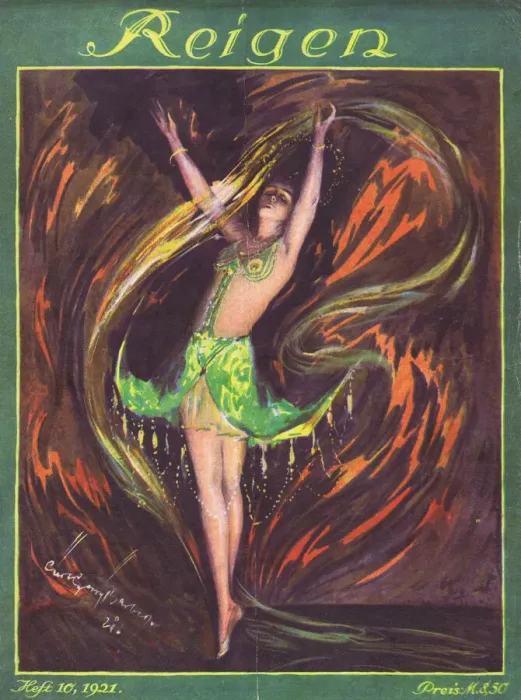 Framed Print : Cover of Reigen Magazine, Germany, 1923 Framed Print : Cover of Reigen Magazine, Germany, 1923