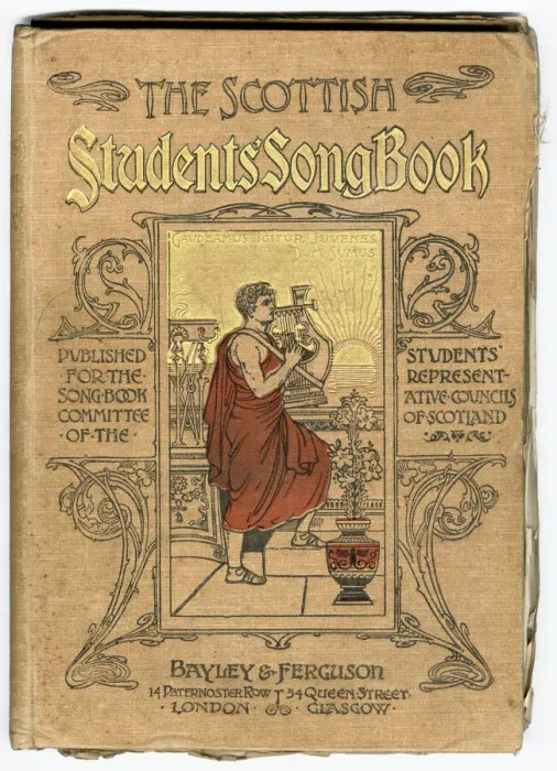 Framed Print : Front cover, The Scottish Students Song Book Framed Print : Front cover, The Scottish Students Song Book