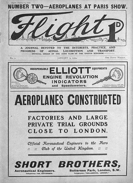 The front cover of the second issue of Flight Magazine