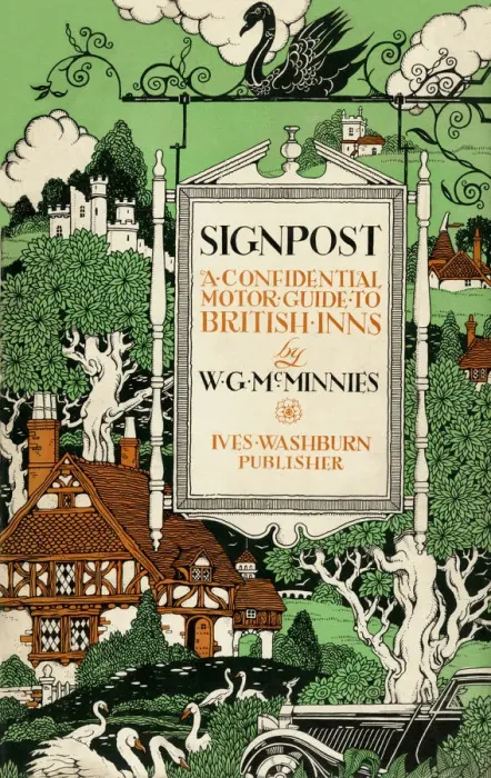 Framed Print : Front cover of Signpost, motor guide to British Inns Framed Print : Front cover of Signpost, motor guide to British Inns
