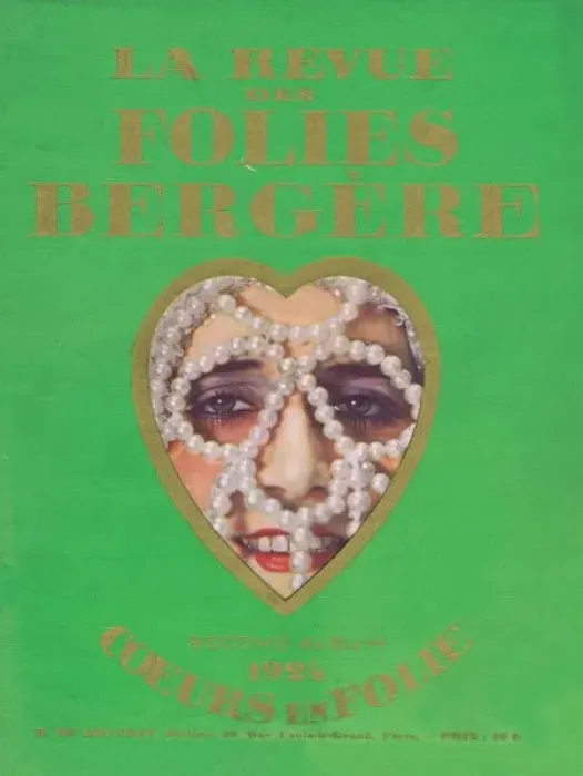 Framed Print : Cover of souvenir brochure for Coeurs en Folie Framed Print : Cover of souvenir brochure for Coeurs en Folie
