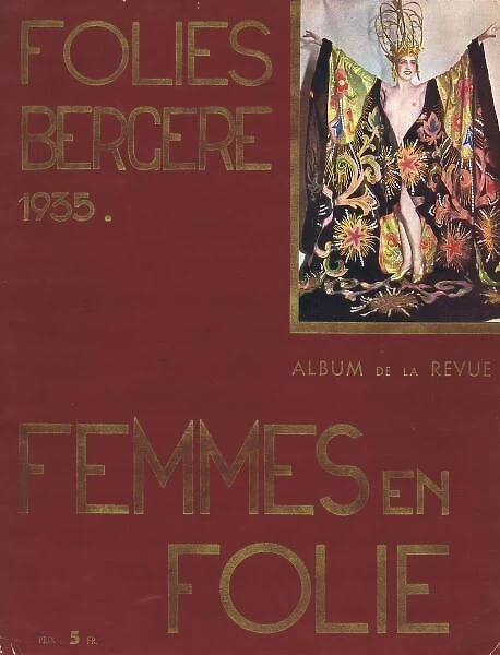 Cover of souvenir brochure for Femmes En Folies