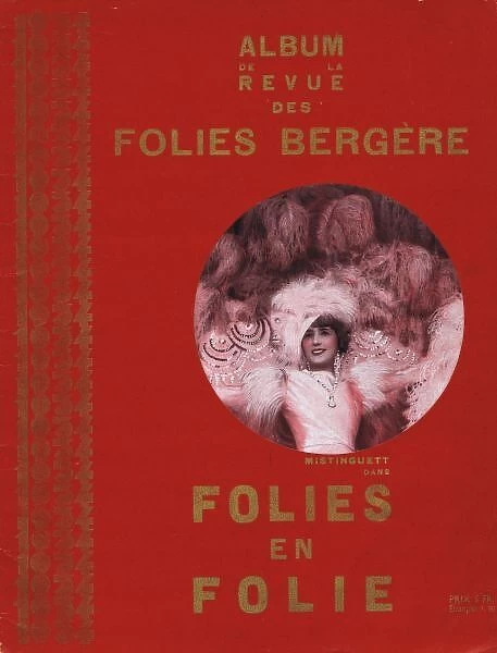 Cover of souvenir brochure for Folies en Folies