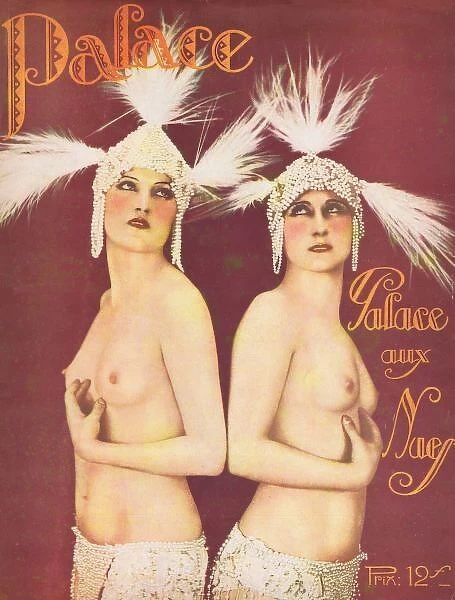 Cover for souvenir brochure for Palace Aux Nues