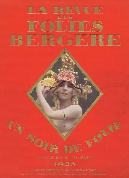 Cover of souvenir brochure for Un Soir de Folie