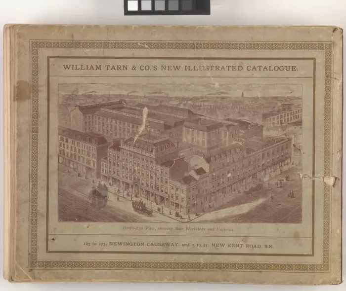 Framed Print : Back cover of William Tarn and Co.s Illustrated Catalogue Framed Print : Back cover of William Tarn and Co.s Illustrated Catalogue