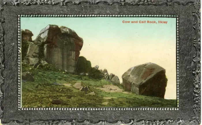 Framed Print : Cow & Calf Rock, Ilkley, Yorkshire Framed Print : Cow & Calf Rock, Ilkley, Yorkshire