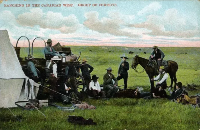 Framed Print : Cowboy Camp, The West Framed Print : Cowboy Camp, The West