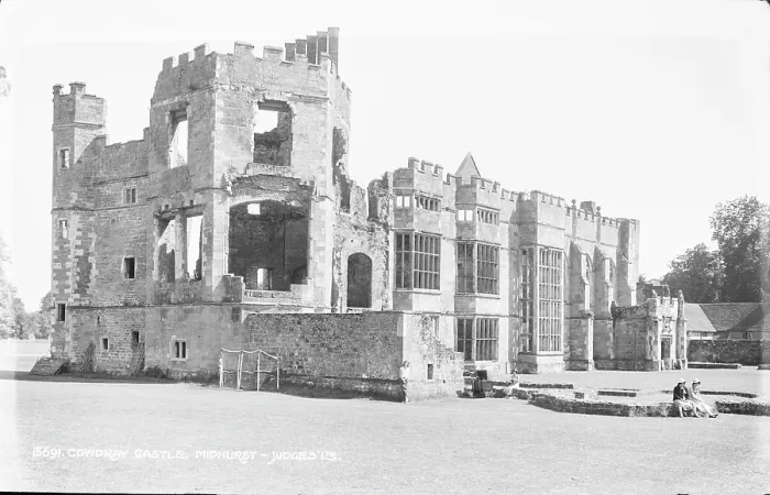 Framed Print : Cowdray Castle Ruins Framed Print : Cowdray Castle Ruins