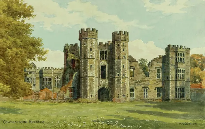 Framed Print : Cowdray Ruins, Midhurst, Sussex
