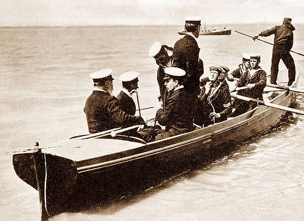 Cowes Week King Edward VII Isle of Wight early 1900s