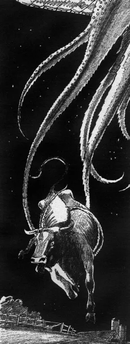 Framed Print : Cownapping Aliens Framed Print : Cownapping Aliens