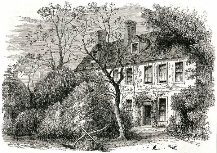 Framed Print : Cowper / Olney Vicarage Framed Print : Cowper / Olney Vicarage