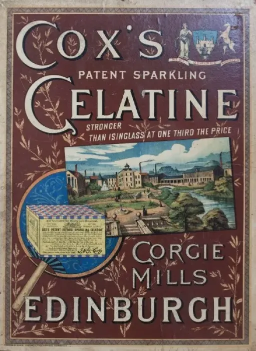 Framed Print : Coxs Gelatine Gorgie Mills Edinburgh Framed Print : Coxs Gelatine Gorgie Mills Edinburgh