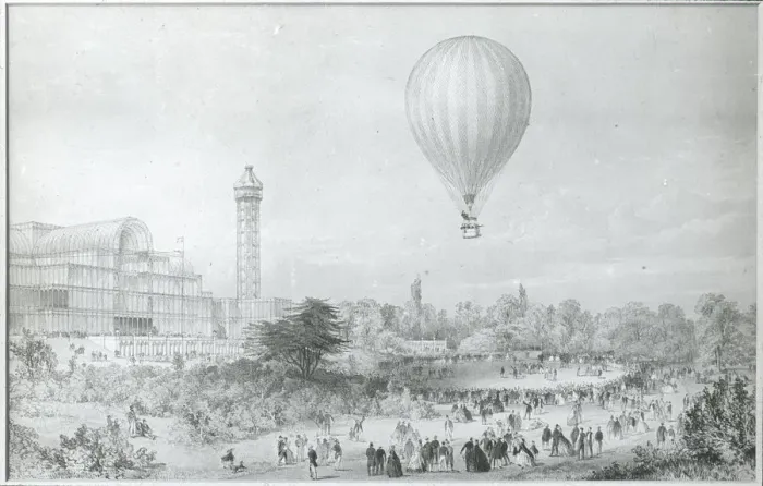 Framed Print : Coxwells ascent at Crystal Palace Framed Print : Coxwells ascent at Crystal Palace