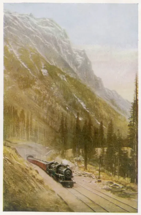 Framed Print : Cpr in the Selkirks Framed Print : Cpr in the Selkirks