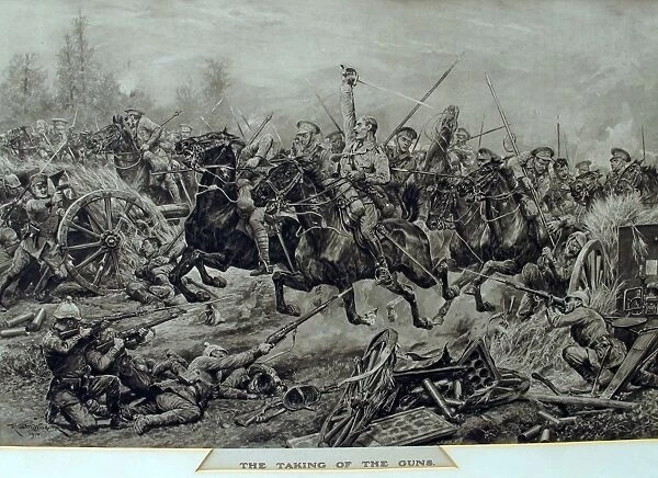 Cpt Francis Grenfell VC (9th Lancers) - Retrieving the guns