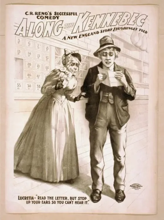 Framed Print : CR Renos successful comedy, Along the Kennebec a New Englan Framed Print : CR Renos successful comedy, Along the Kennebec a New Englan