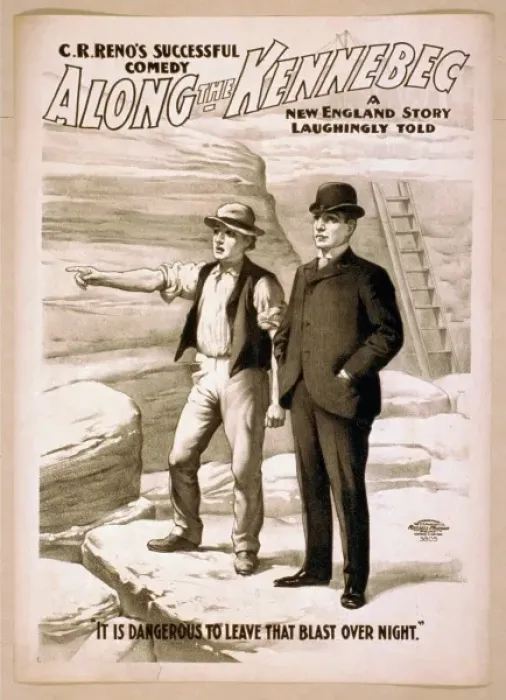 Framed Print : CR Renos successful comedy, Along the Kennebec a New Englan Framed Print : CR Renos successful comedy, Along the Kennebec a New Englan