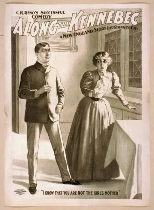 Framed Print : CR Renos successful comedy, Along the Kennebec a New Englan Framed Print : CR Renos successful comedy, Along the Kennebec a New Englan