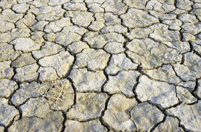 Framed Print : Cracked soil in a desert near Kum-Dag Framed Print : Cracked soil in a desert near Kum-Dag