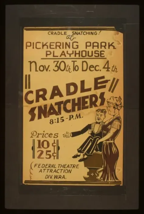 Framed Print : Cradle snatchers Cradle snatching! at Pickering Park Playhou Framed Print : Cradle snatchers Cradle snatching! at Pickering Park Playhou