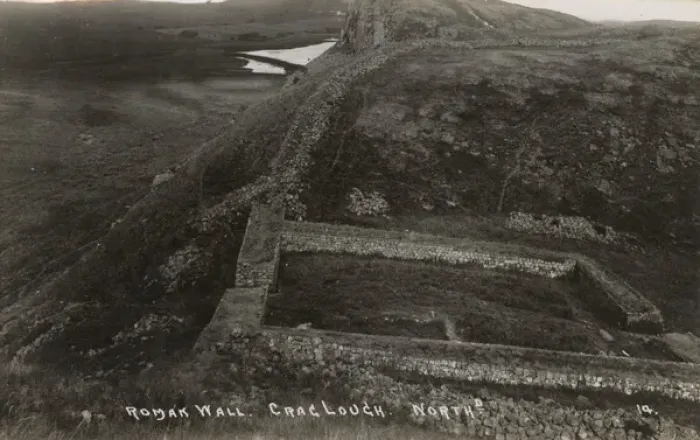 Framed Print : Crag Lough on Hadrians Wall, Northumberland