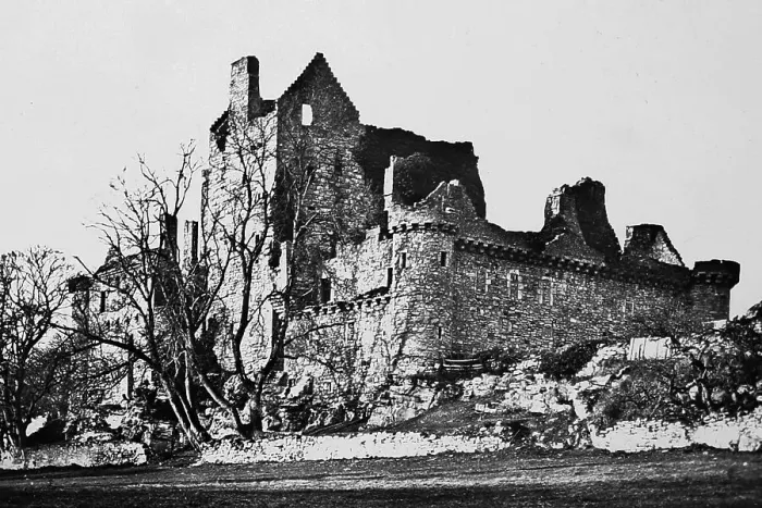 Framed Print : Craigmillar Castle, Victorian period Framed Print : Craigmillar Castle, Victorian period