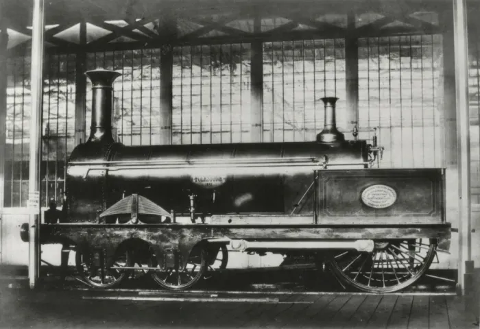 Framed Print : Crampton Patent Loco. GE 1851 Framed Print : Crampton Patent Loco. GE 1851
