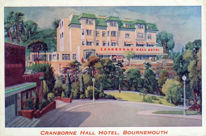 Framed Print : Cranborne Hall Hotel, Bournemouth, Dorset
