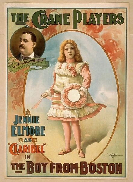 The Crane Players, Jennie Elmore as Claribel in The boy from
