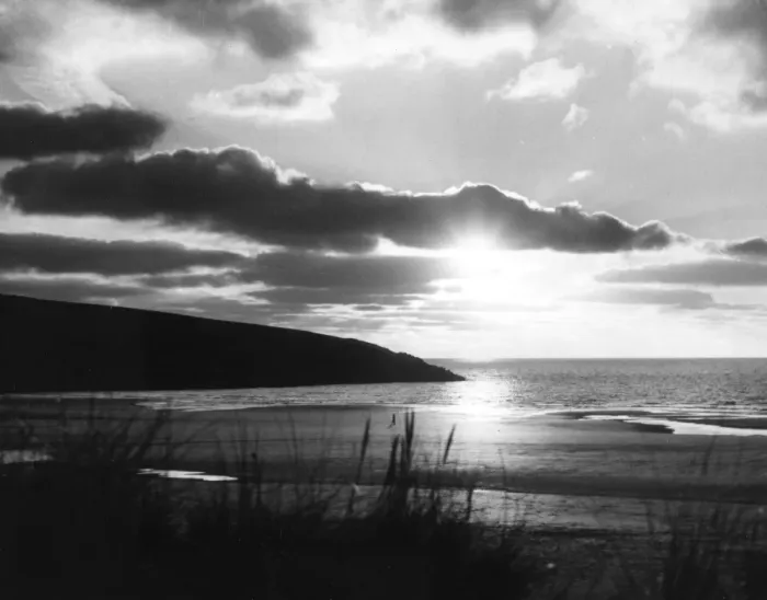 Framed Print : Crantock Bay Sunset Framed Print : Crantock Bay Sunset