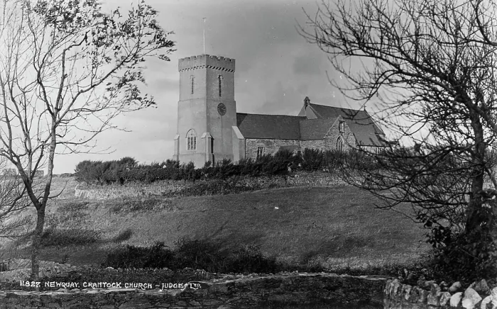 Framed Print : Crantock Church Framed Print : Crantock Church