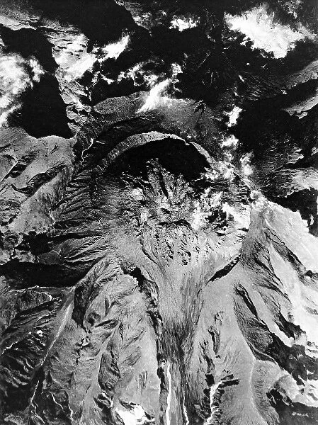 The Crater of Mont Pelee, Martinique, 1926