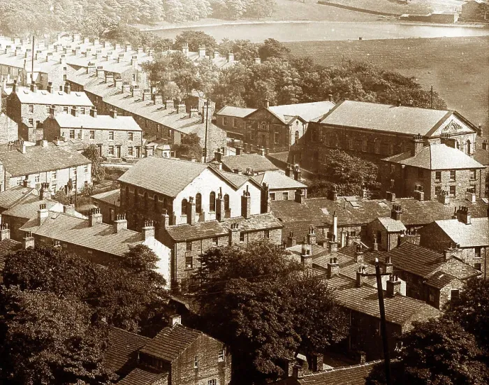 Framed Print : Crawshawbooth, Lancashire, early 1900s Framed Print : Crawshawbooth, Lancashire, early 1900s