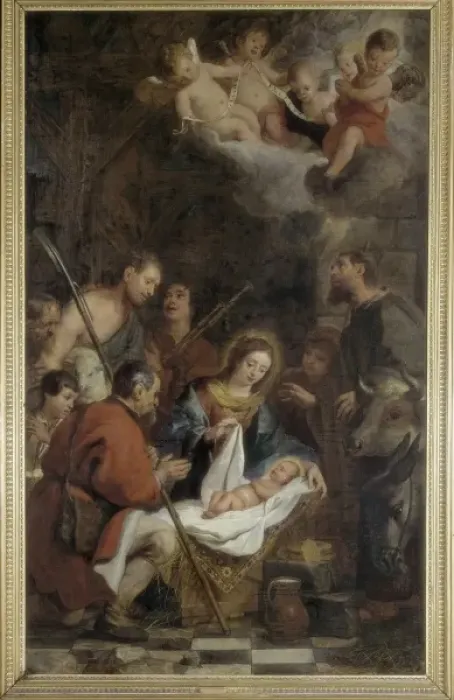 Framed Print : CRAYER, Gaspar de (1584-1669). Adoration of Framed Print : CRAYER, Gaspar de (1584-1669). Adoration of
