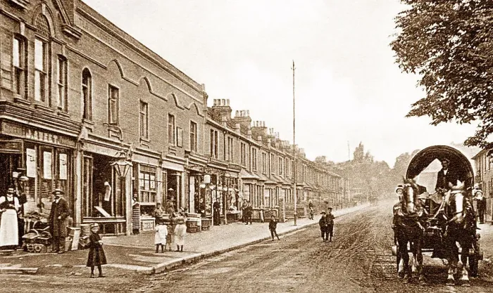 Framed Print : Crayford Dover Road early 1900s Framed Print : Crayford Dover Road early 1900s