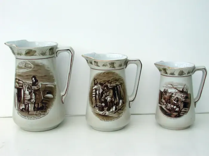 Framed Print : Cream pottery jug - Coiffure in the trenches Framed Print : Cream pottery jug - Coiffure in the trenches