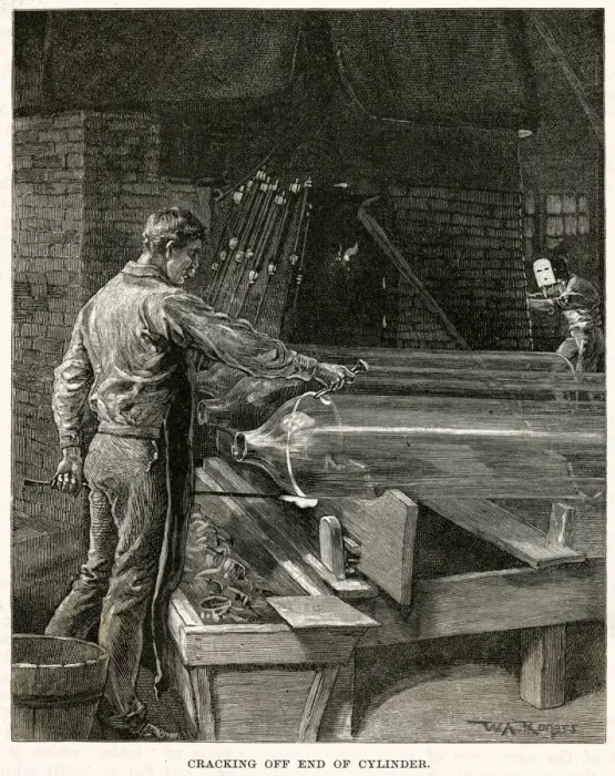 Framed Print : CREIGHTON GLASS WORKS Framed Print : CREIGHTON GLASS WORKS