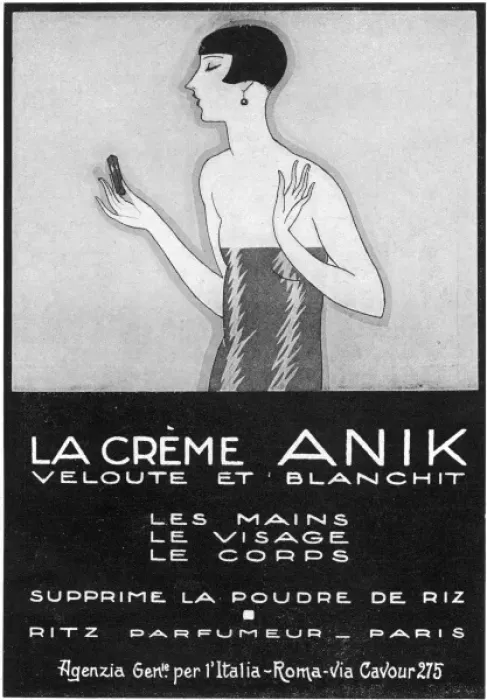 Framed Print : Creme Anik Make-Up 1928 Framed Print : Creme Anik Make-Up 1928
