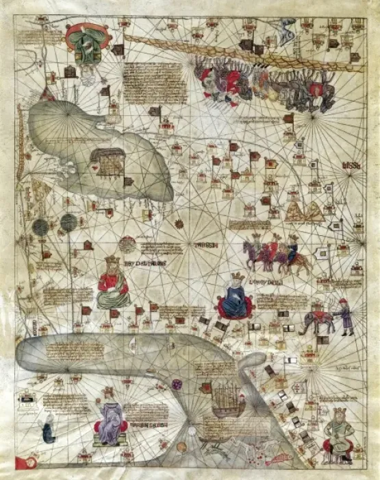 Framed Print : CRESQUES, Jafuda (1350-1410); CRESQUES, Abraham Framed Print : CRESQUES, Jafuda (1350-1410); CRESQUES, Abraham