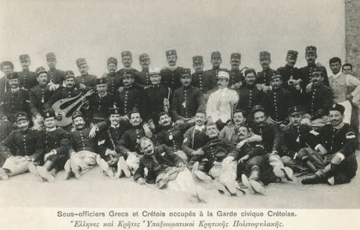 Framed Print : The Cretan Civic Guard Framed Print : The Cretan Civic Guard