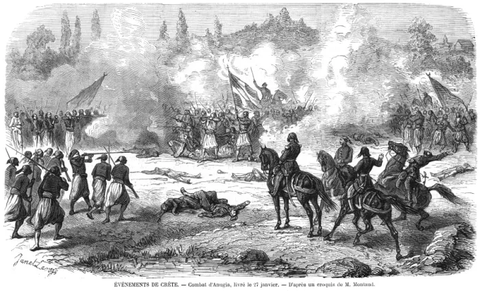 Framed Print : Cretan Insurrection / 1867 Framed Print : Cretan Insurrection / 1867