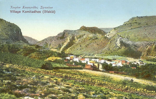 Crete, Greece, Village of Komitadhes (Sfakia)